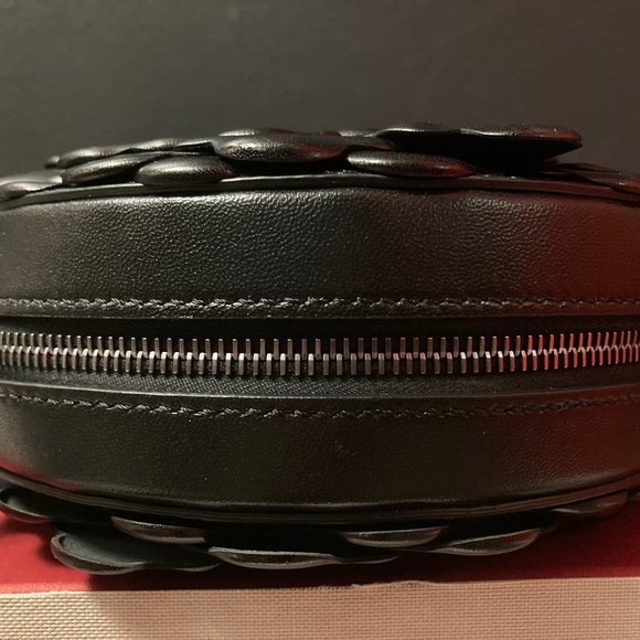 Valentino Garavani 03 Rose Edition Atelier Round Leather Crossbody Bag - Picture 2 of 5